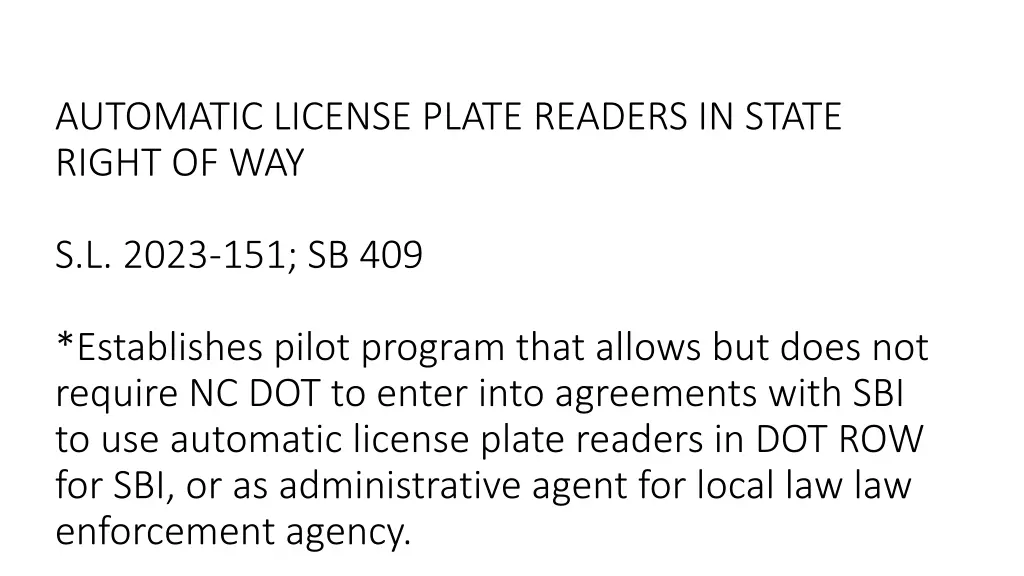 automatic license plate readers in state right