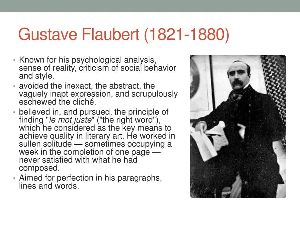 gustave flaubert 1821 1880 2