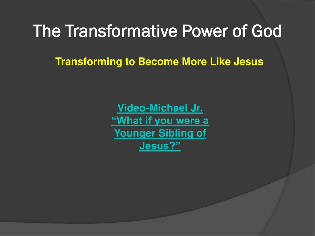 the transformative power 2