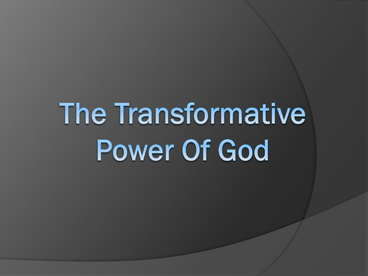 the transformative the transformative power