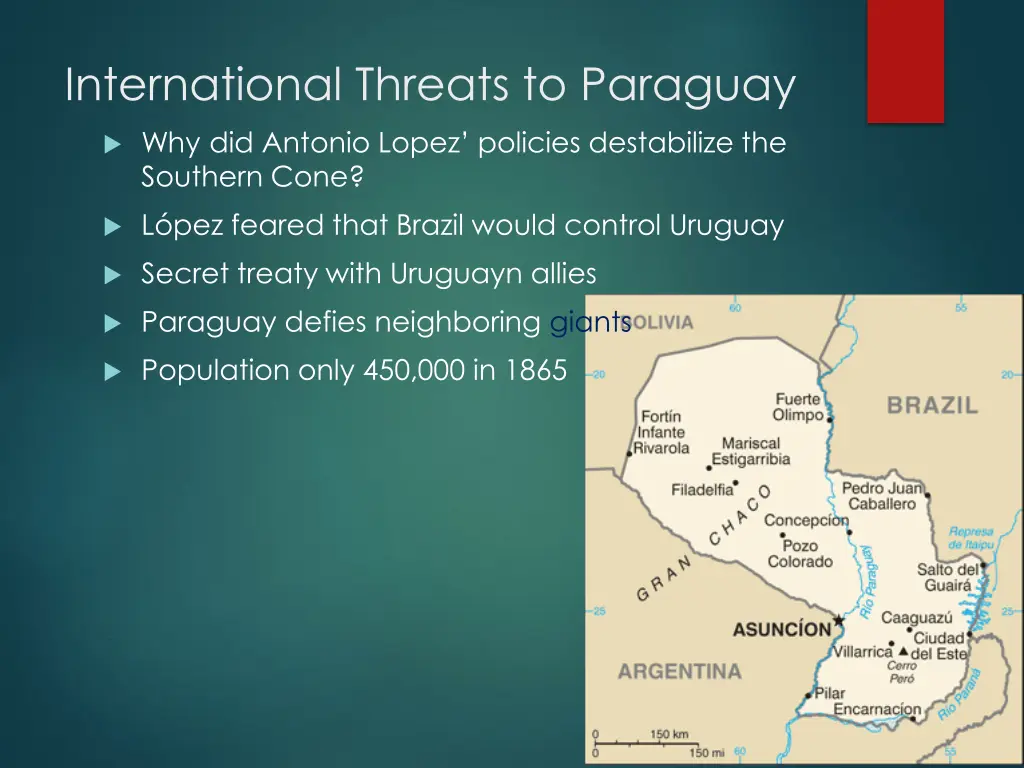 international threats to paraguay