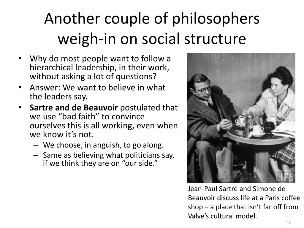 another couple of philosophers weigh in on social