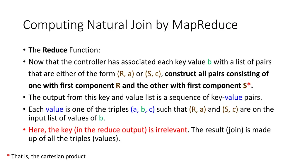 computing natural join by mapreduce 5