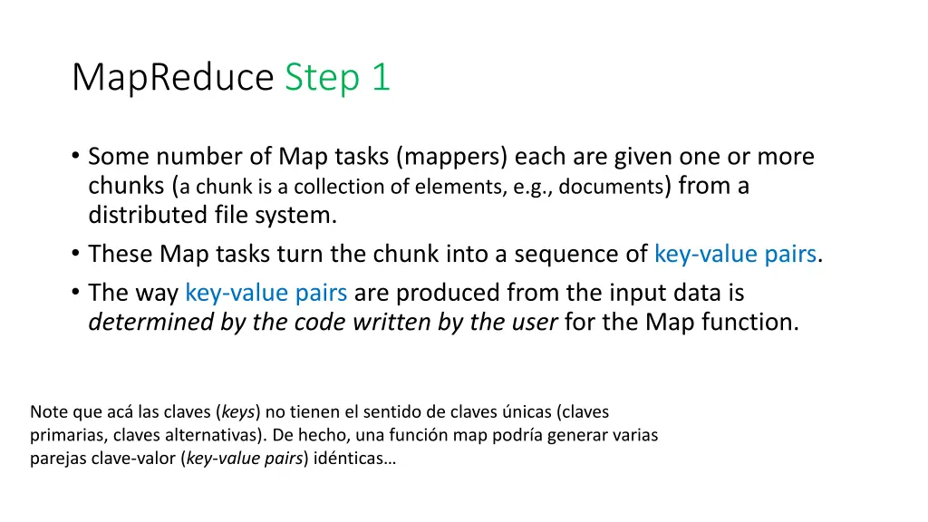 mapreduce step 1