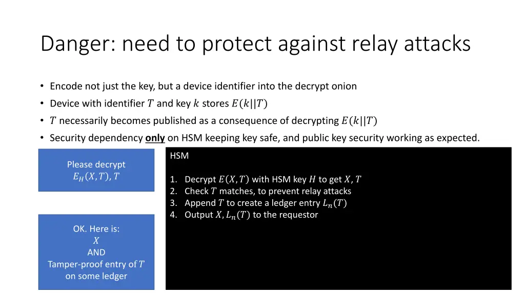 danger need to protect against relay attacks