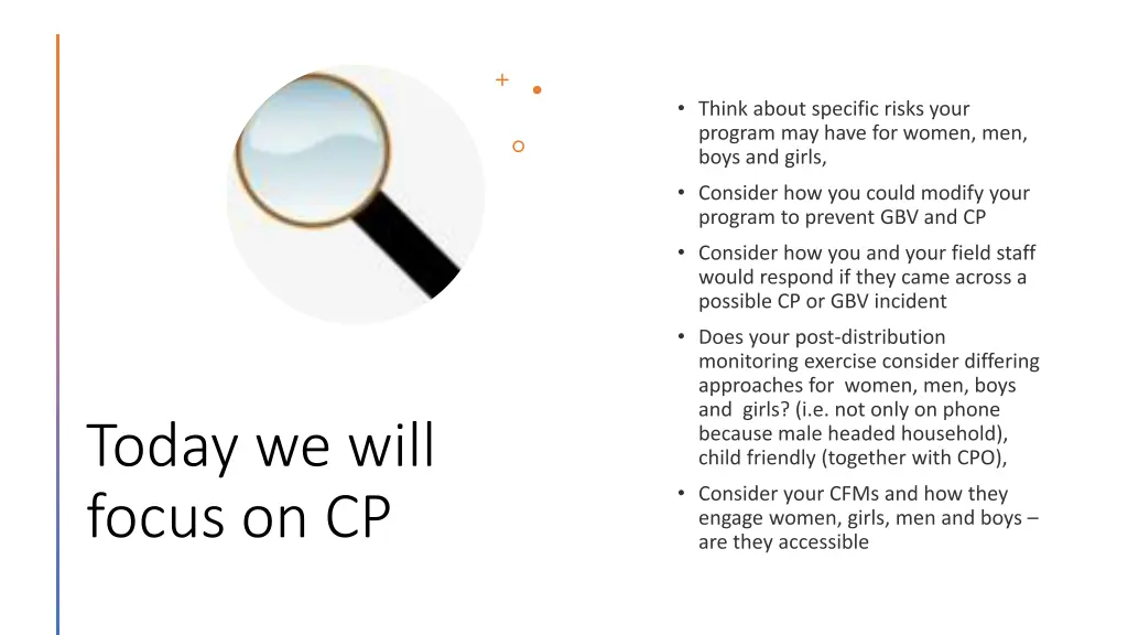 today we will focus on cp