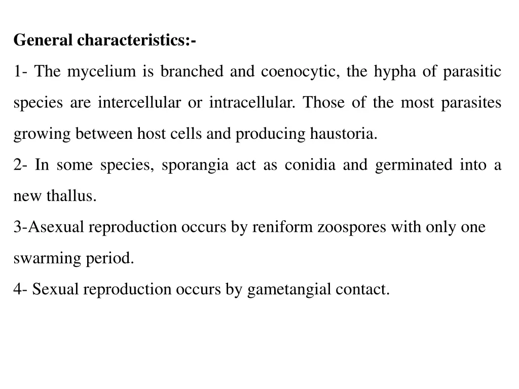 general characteristics