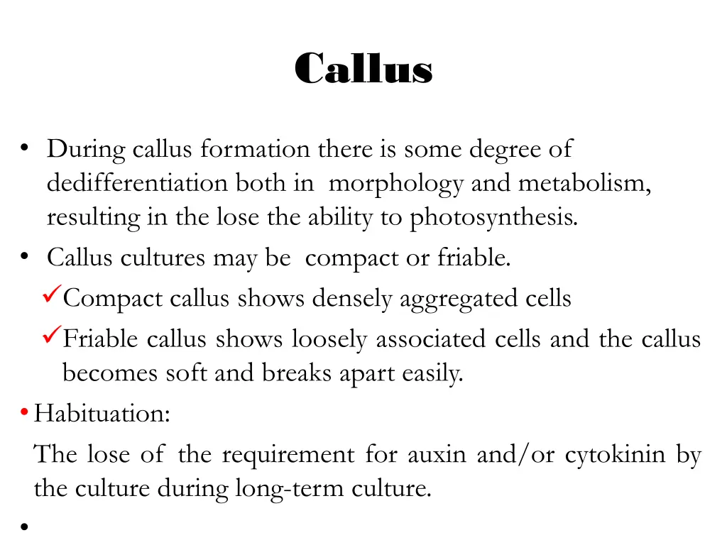 callus