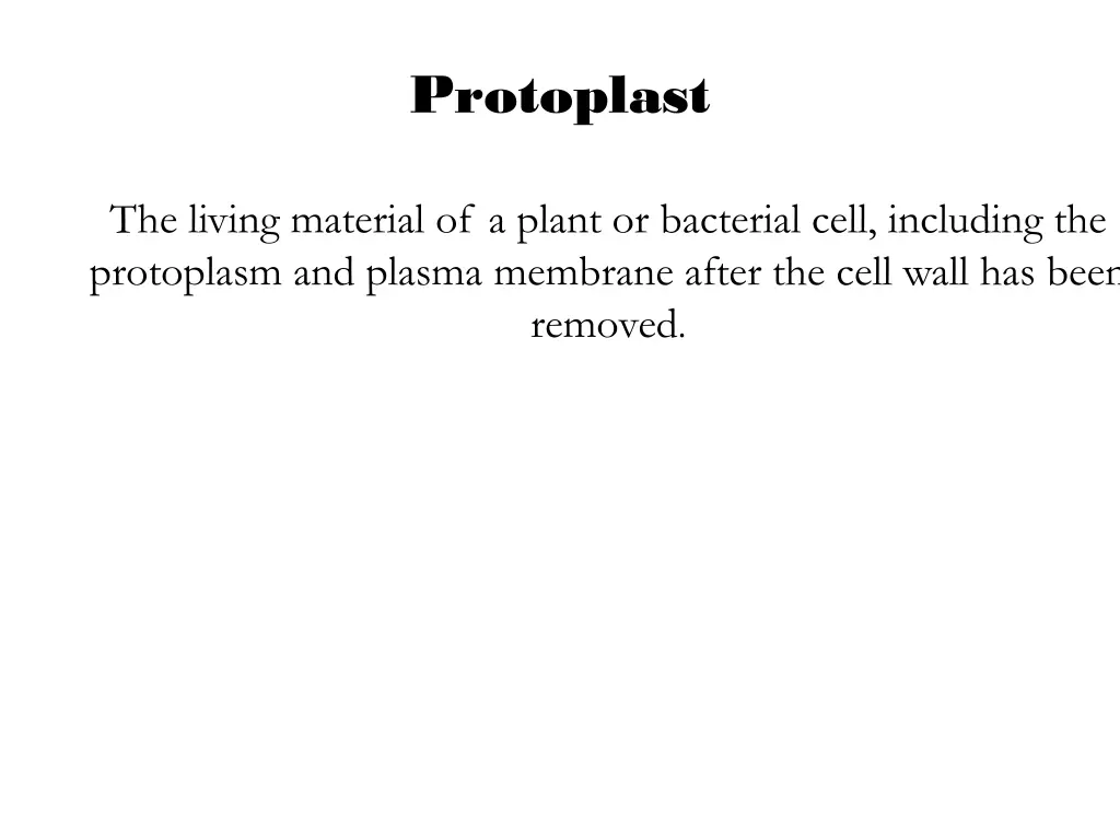 protoplast