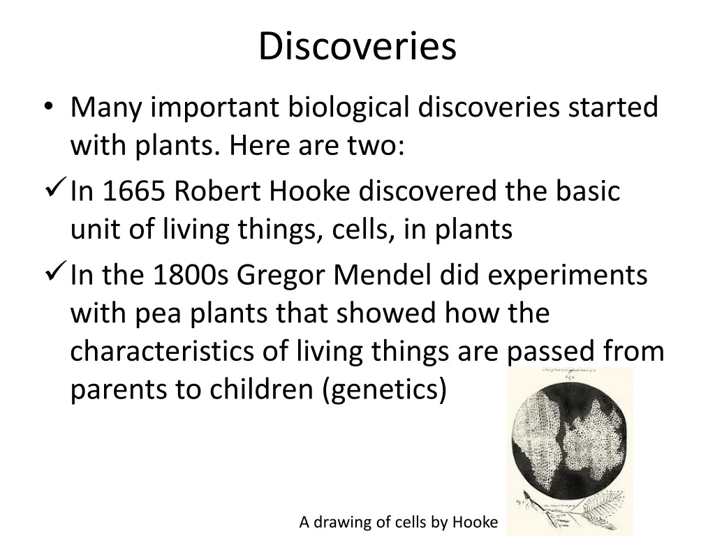 discoveries