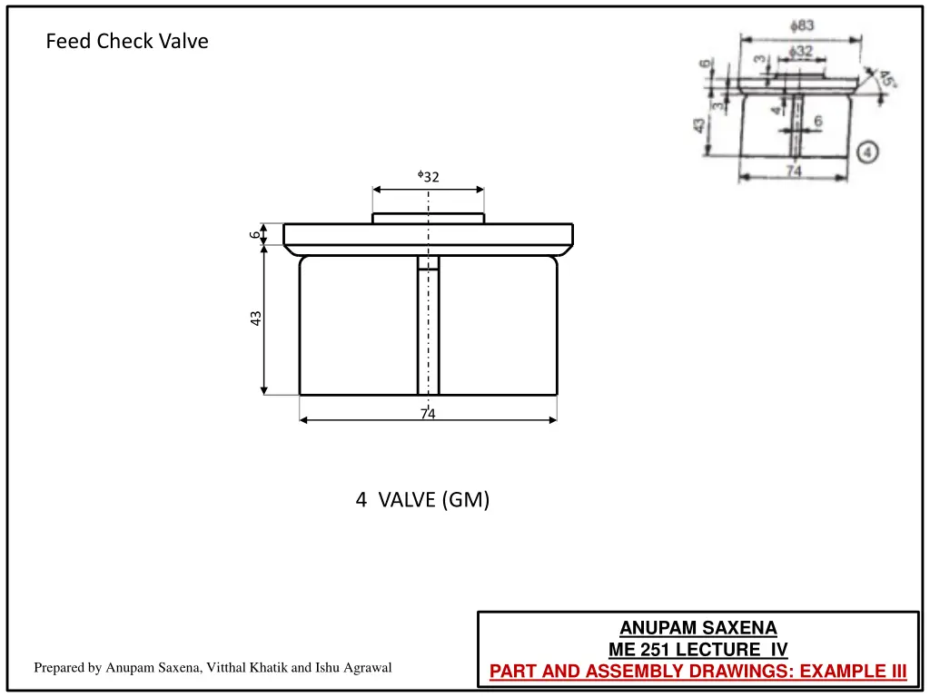 feed check valve 5