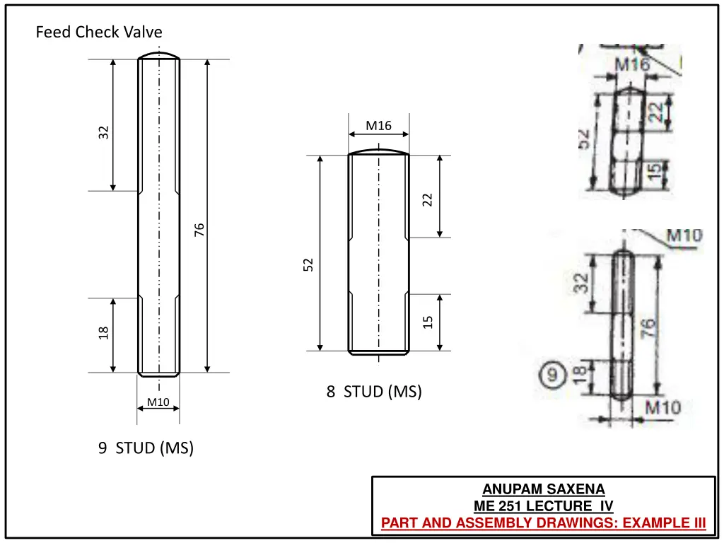 feed check valve 6