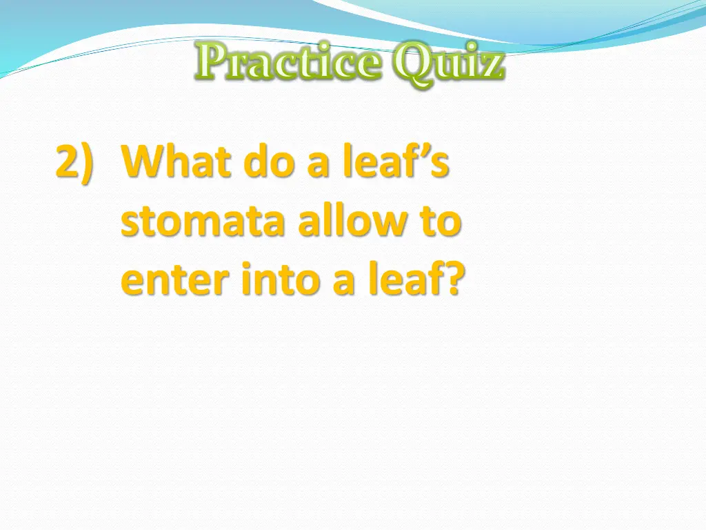 practice quiz 1