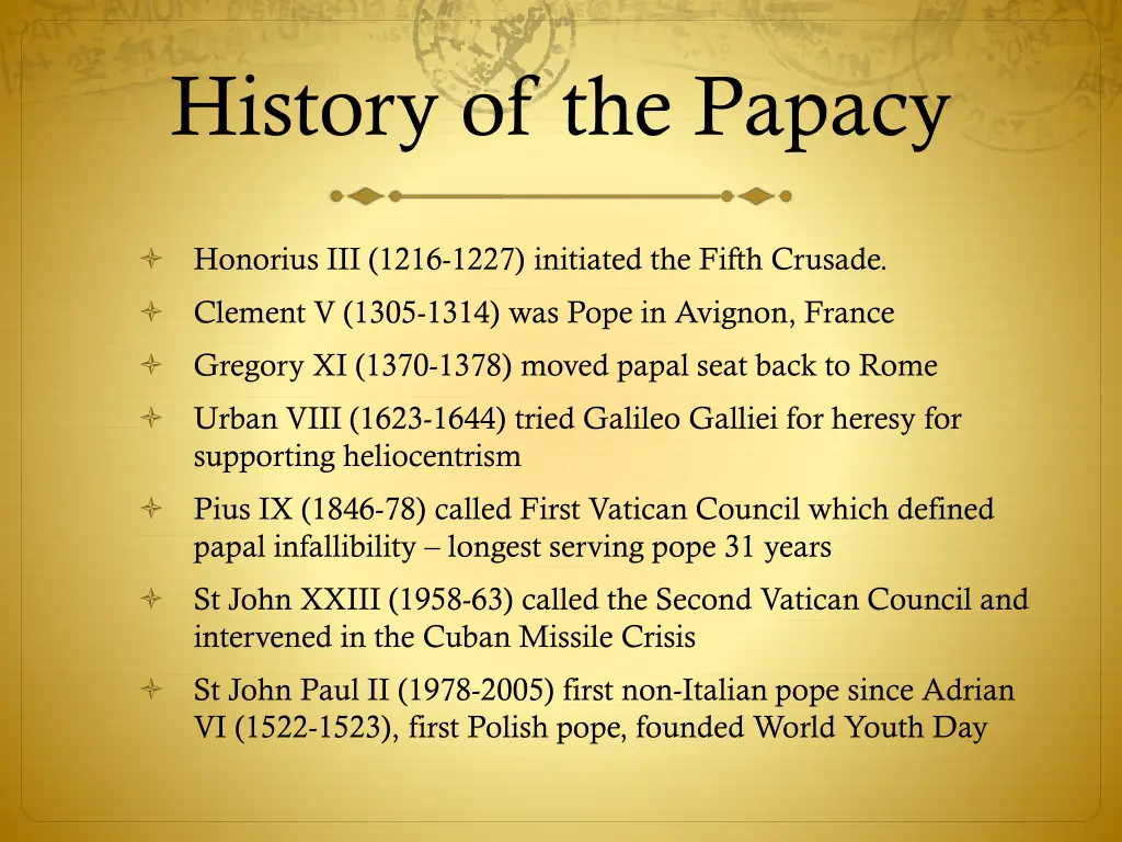 history of the papacy 3