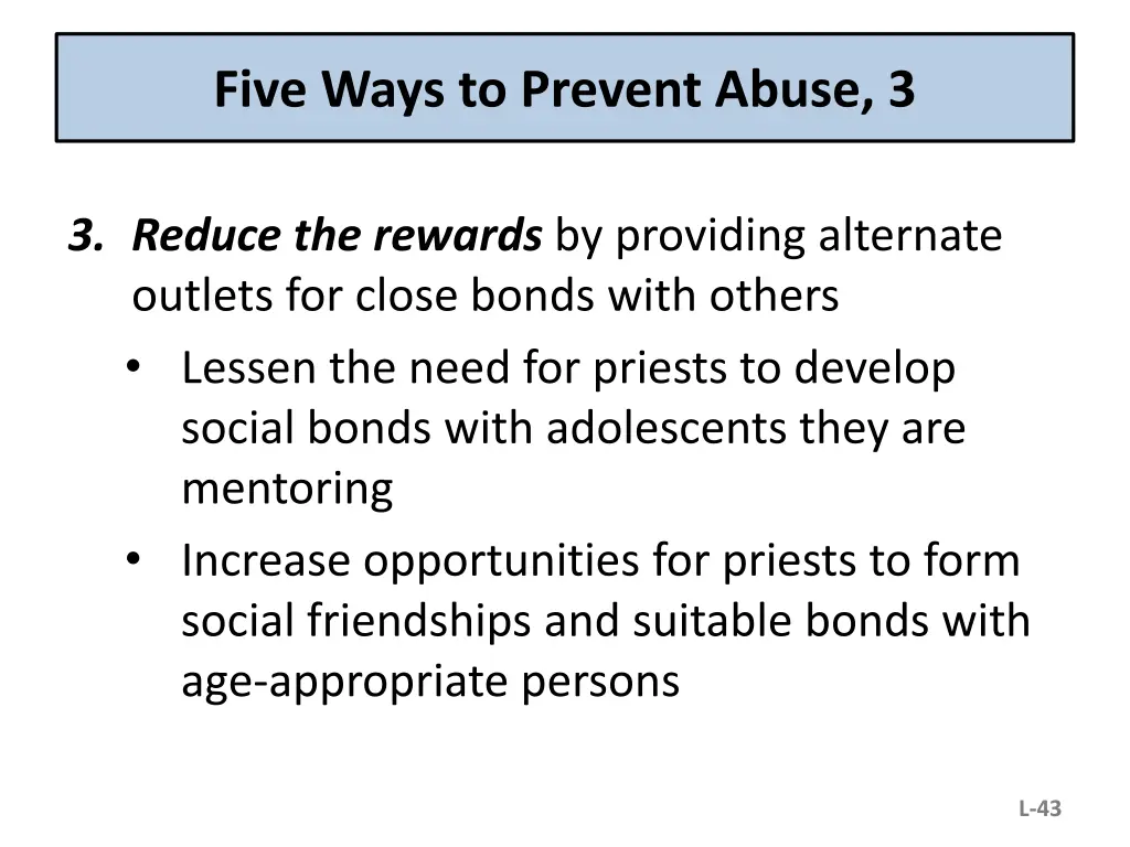 five ways to prevent abuse 3