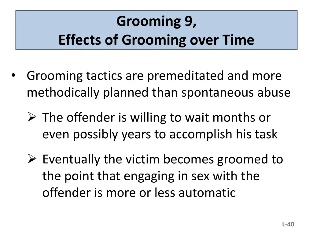 grooming 9