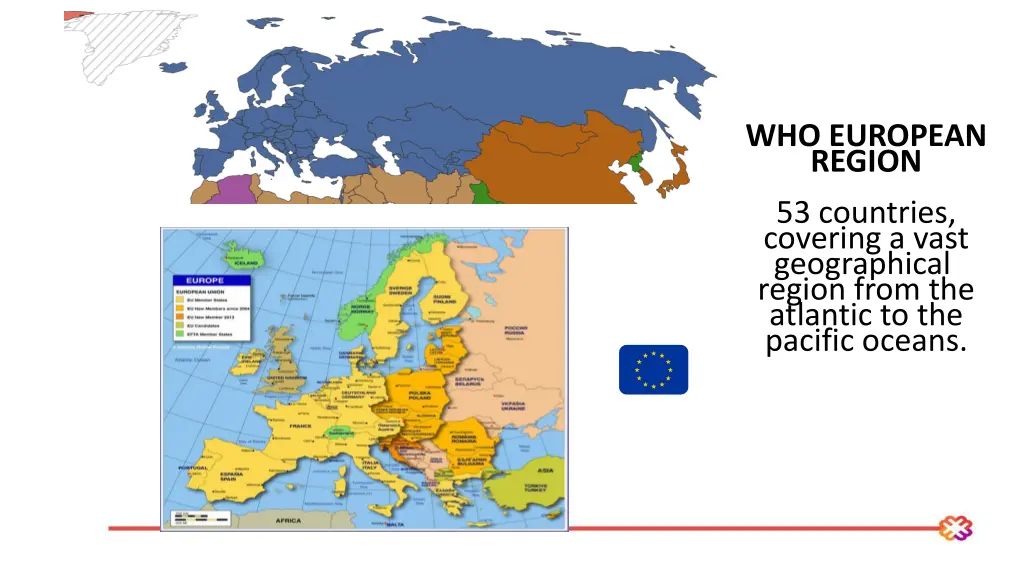 who european region 53 countries covering a vast