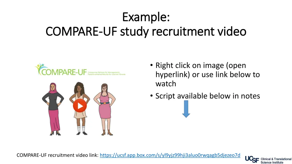 example example uf study recruitment video