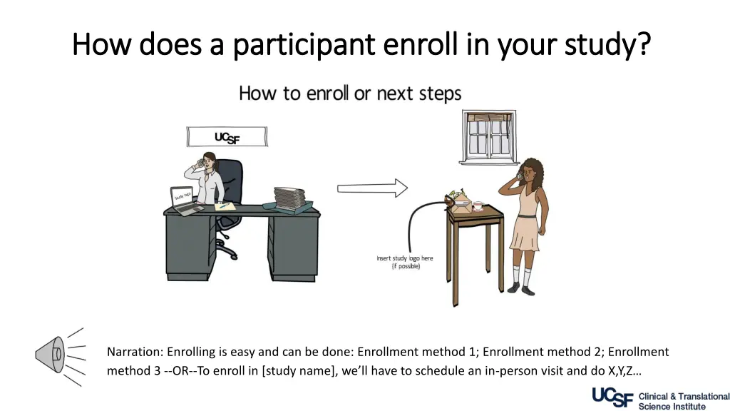 how does a participant enroll in your study