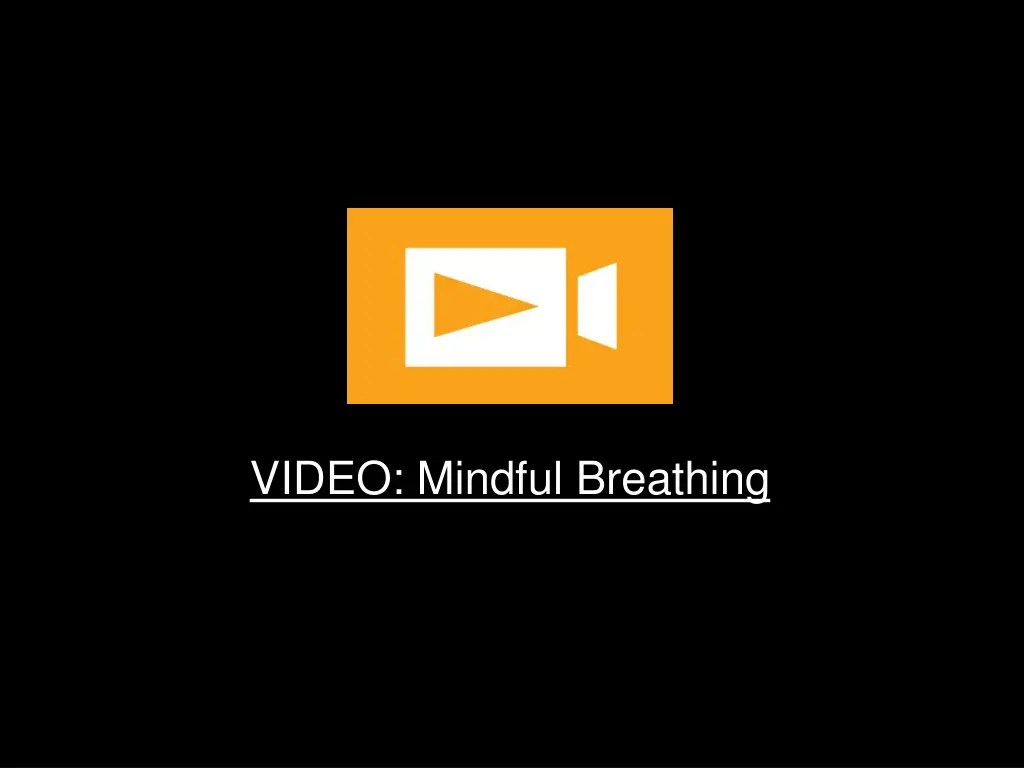 video mindful breathing