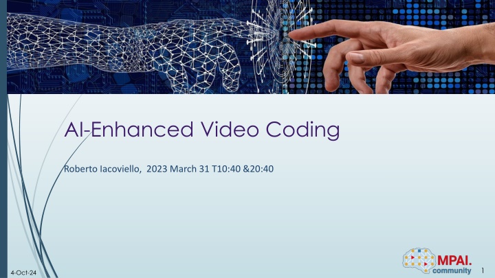 ai enhanced video coding