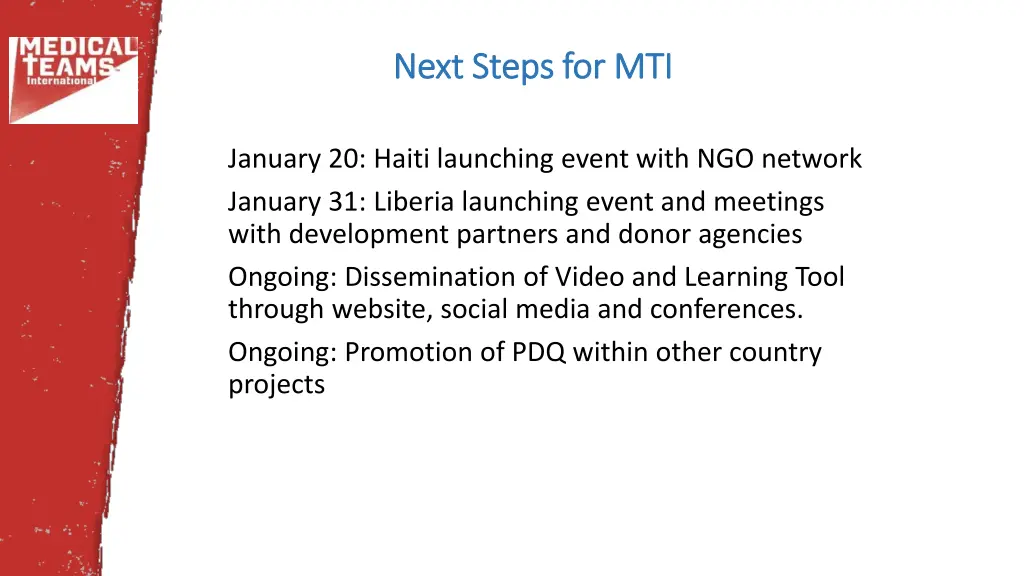 next steps for mti next steps for mti