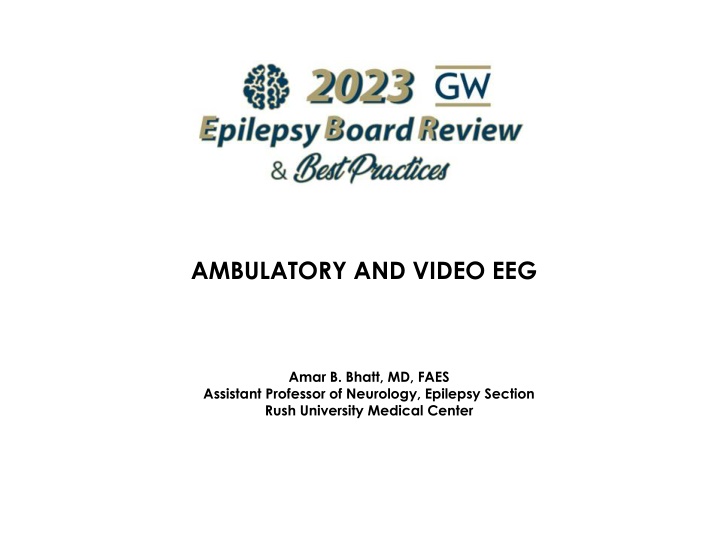 ambulatory and video eeg