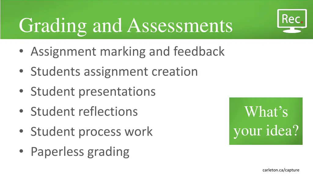 grading and assessments assignment marking