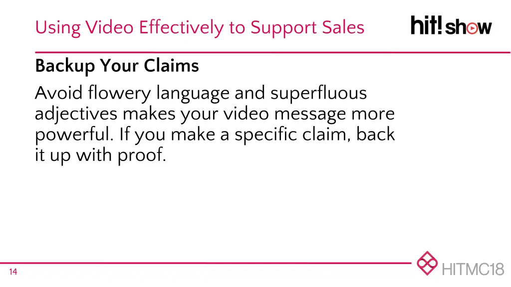 using video effectively to support sales 10