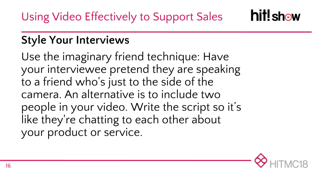 using video effectively to support sales 12