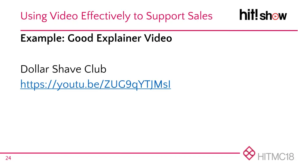 using video effectively to support sales 19