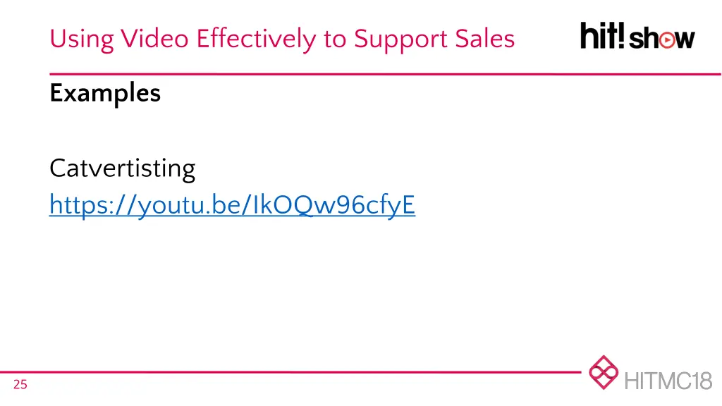 using video effectively to support sales 20