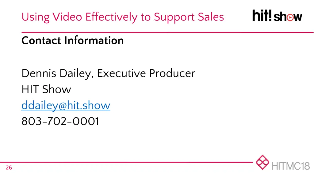 using video effectively to support sales 21