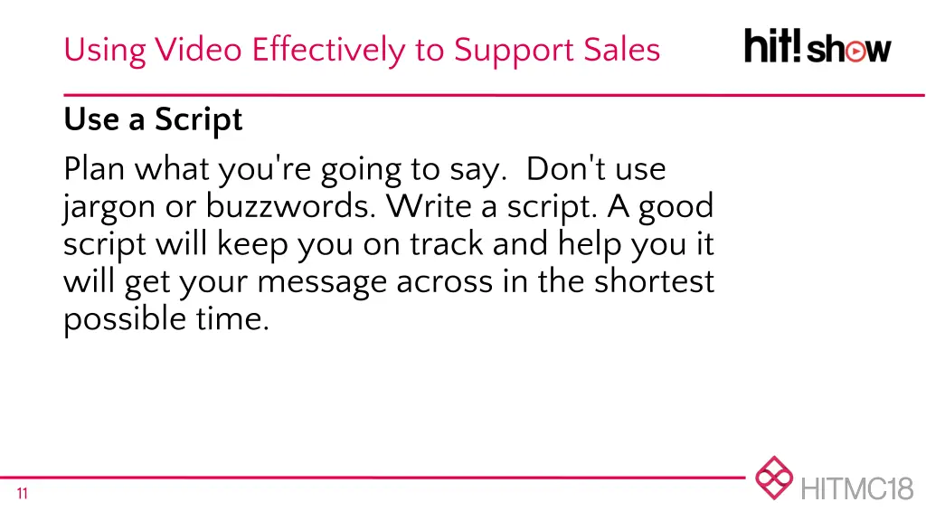 using video effectively to support sales 7