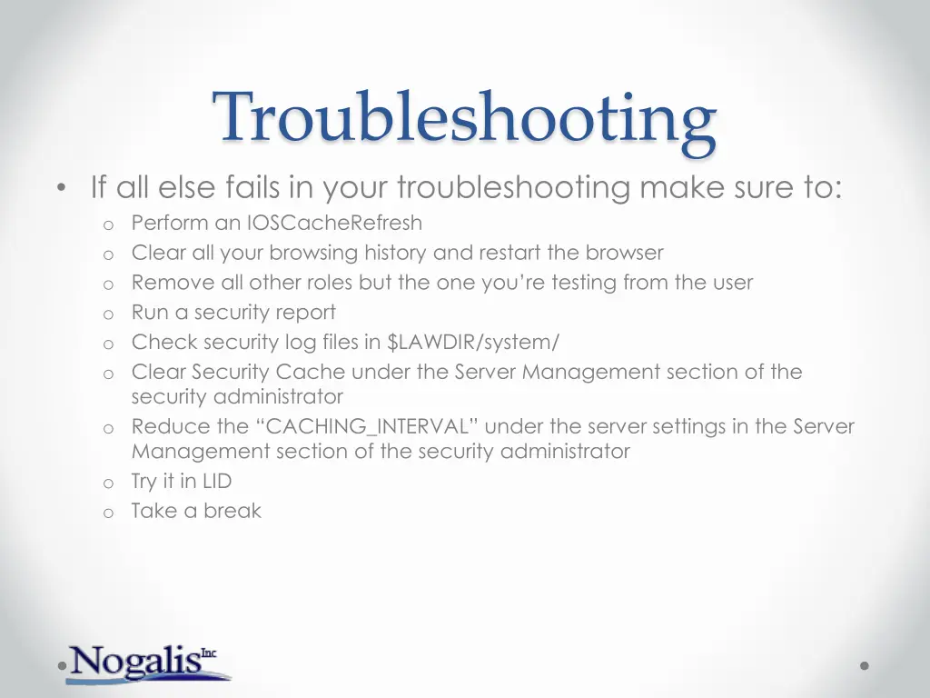 troubleshooting if all else fails in your