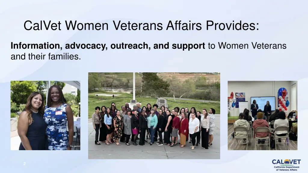 calvet women veterans affairs provides