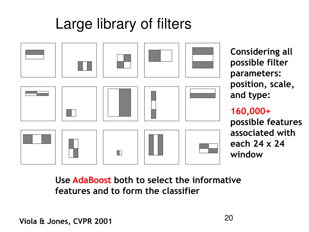 large library of filters