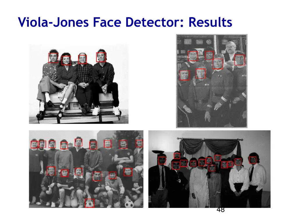 viola jones face detector results 1