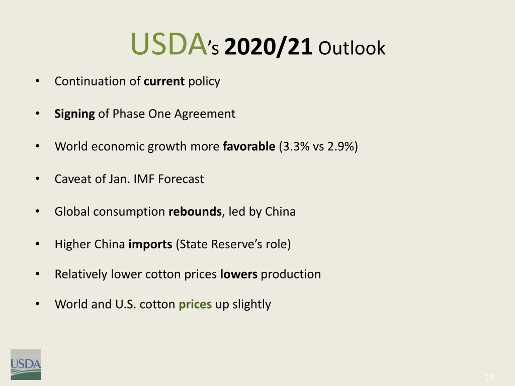 usda s 2020 21 outlook