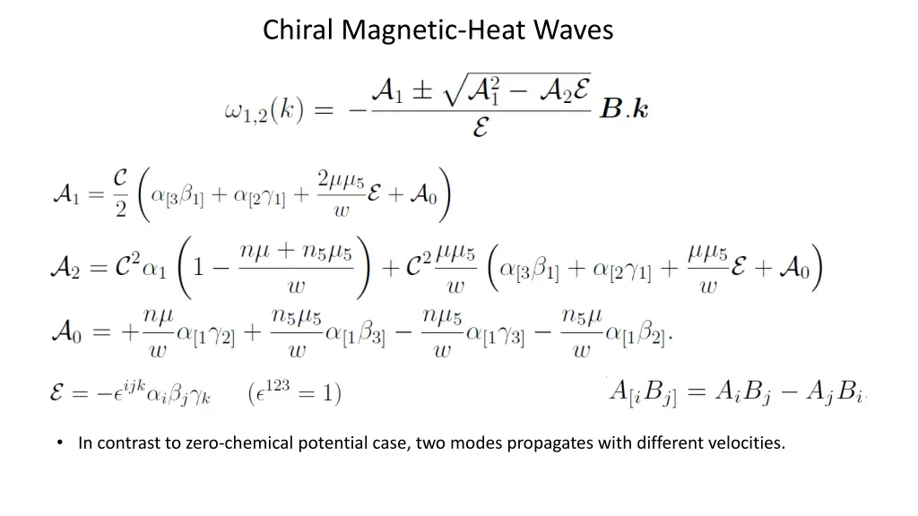 chiral magnetic heat waves