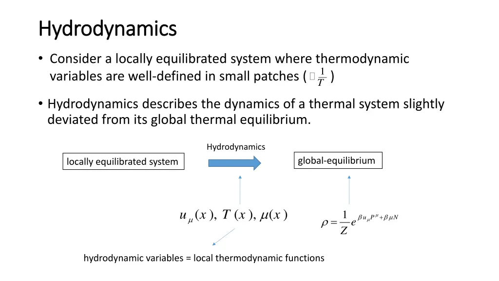 hydrodynamics hydrodynamics