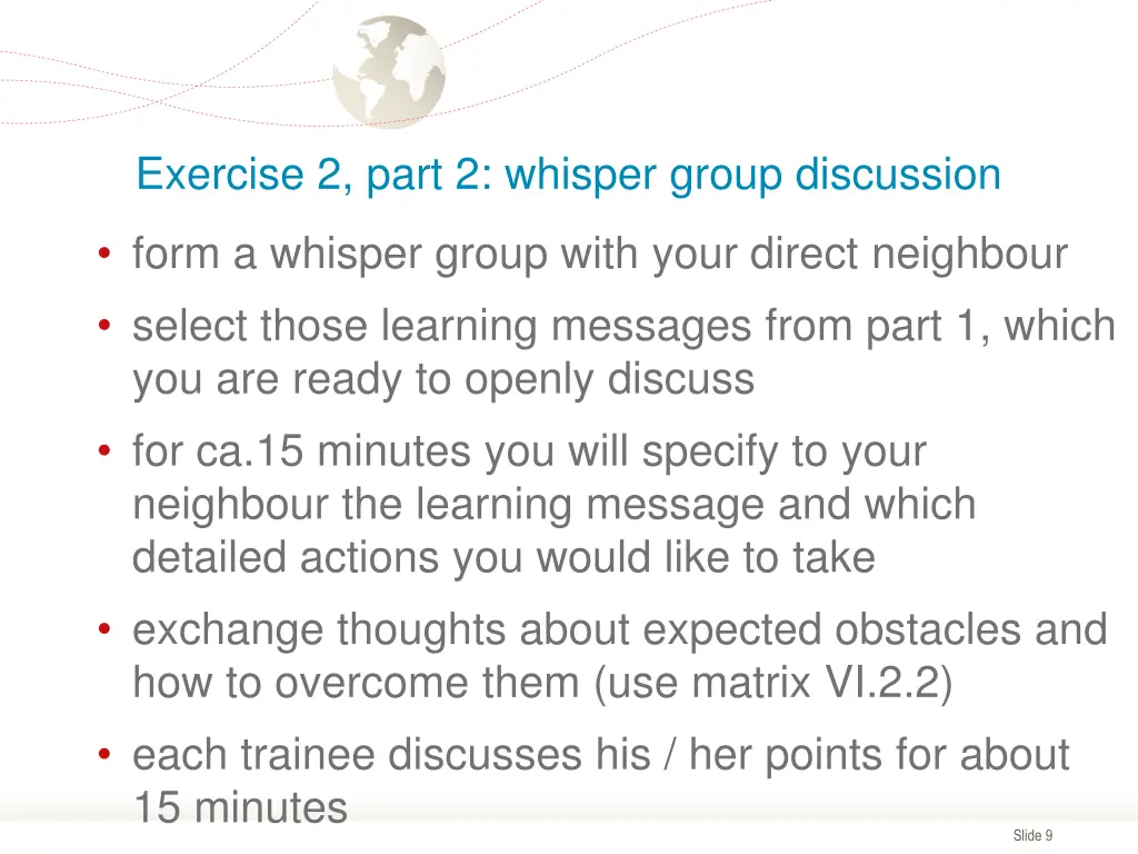 exercise 2 part 2 whisper group discussion