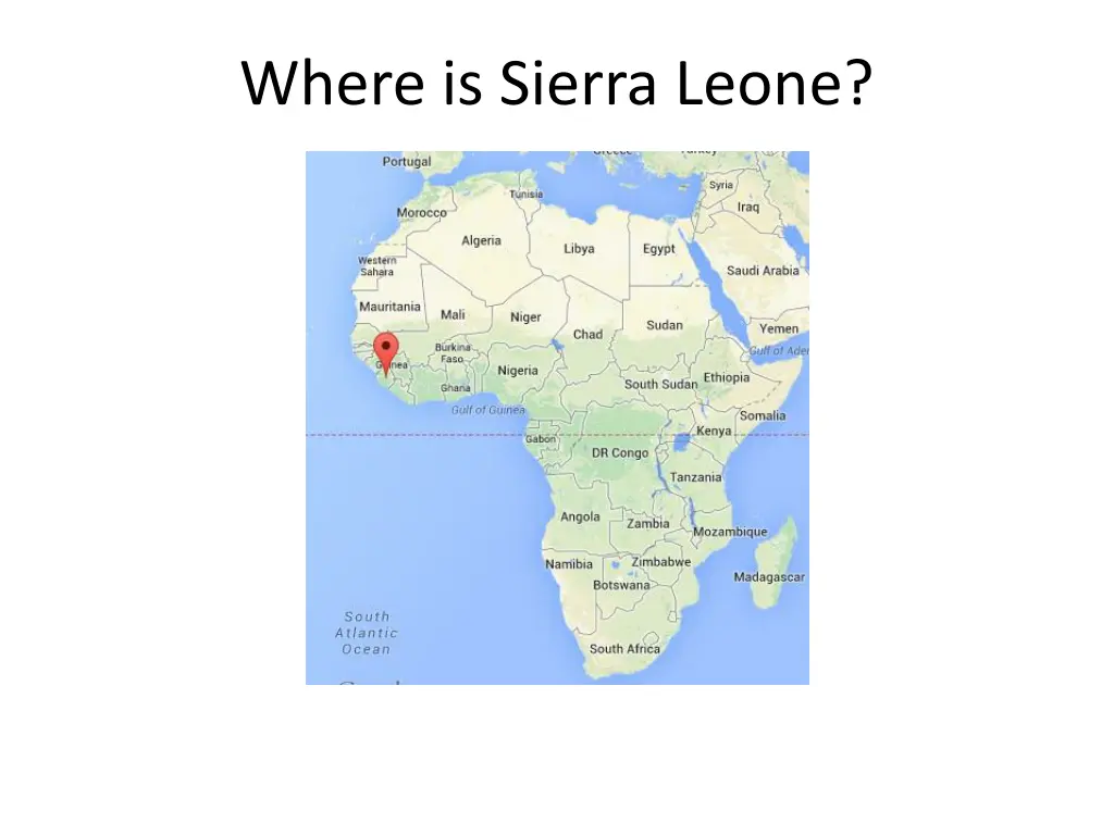 where is sierra leone