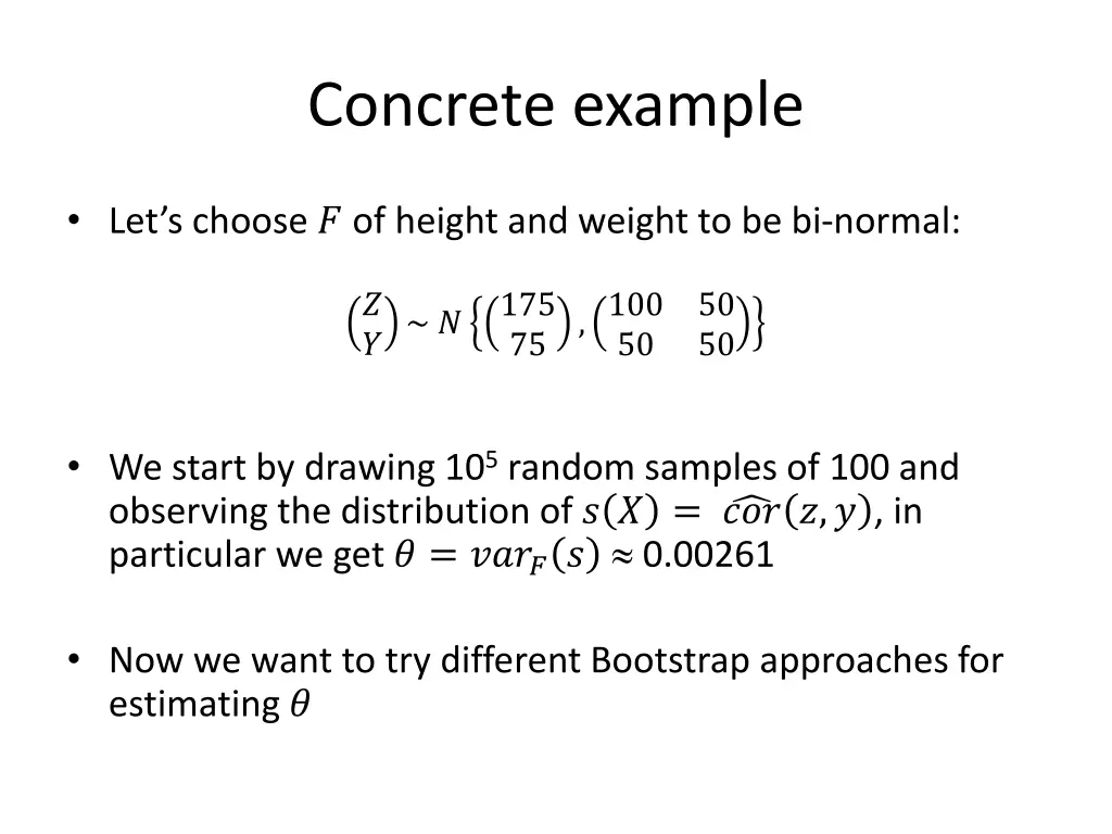 concrete example