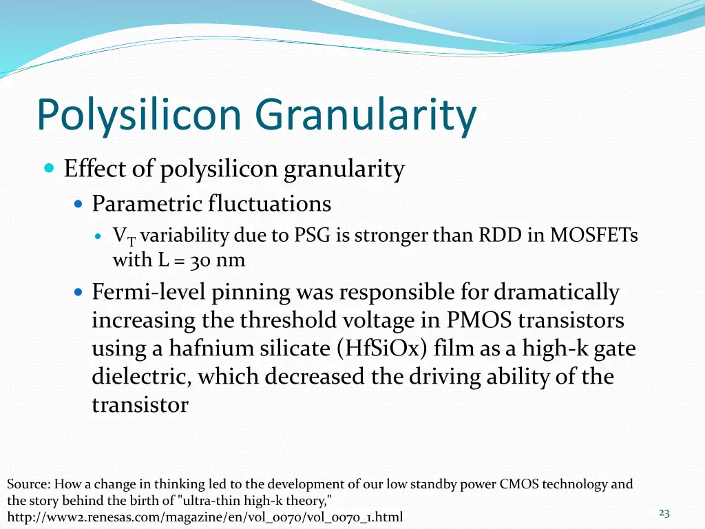 polysilicon granularity 1