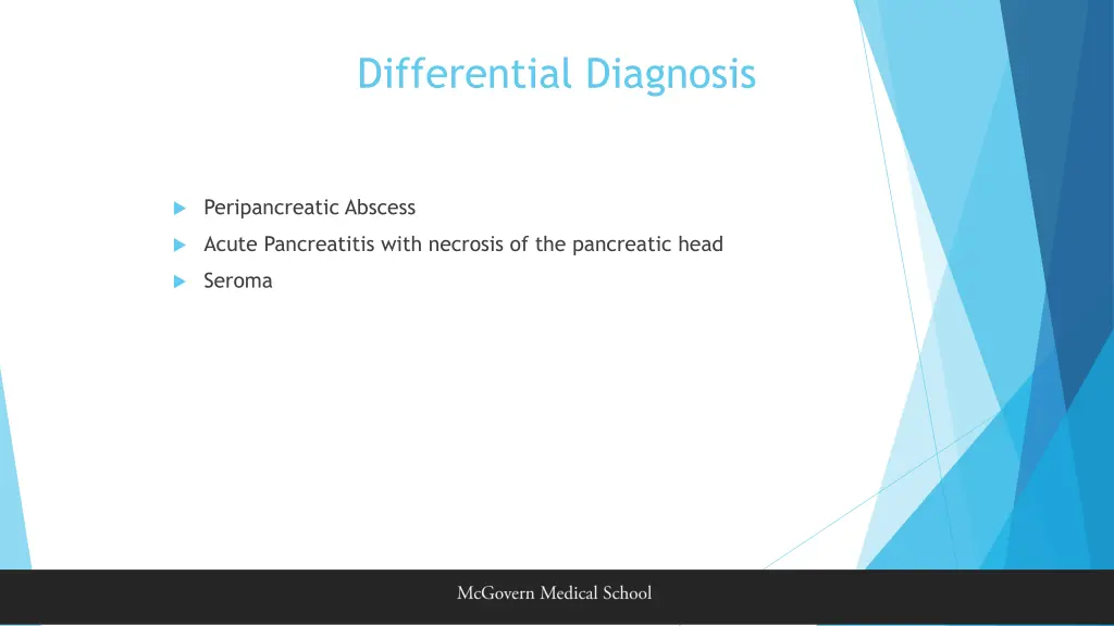 differential diagnosis