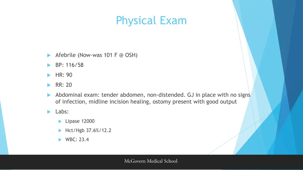 physical exam