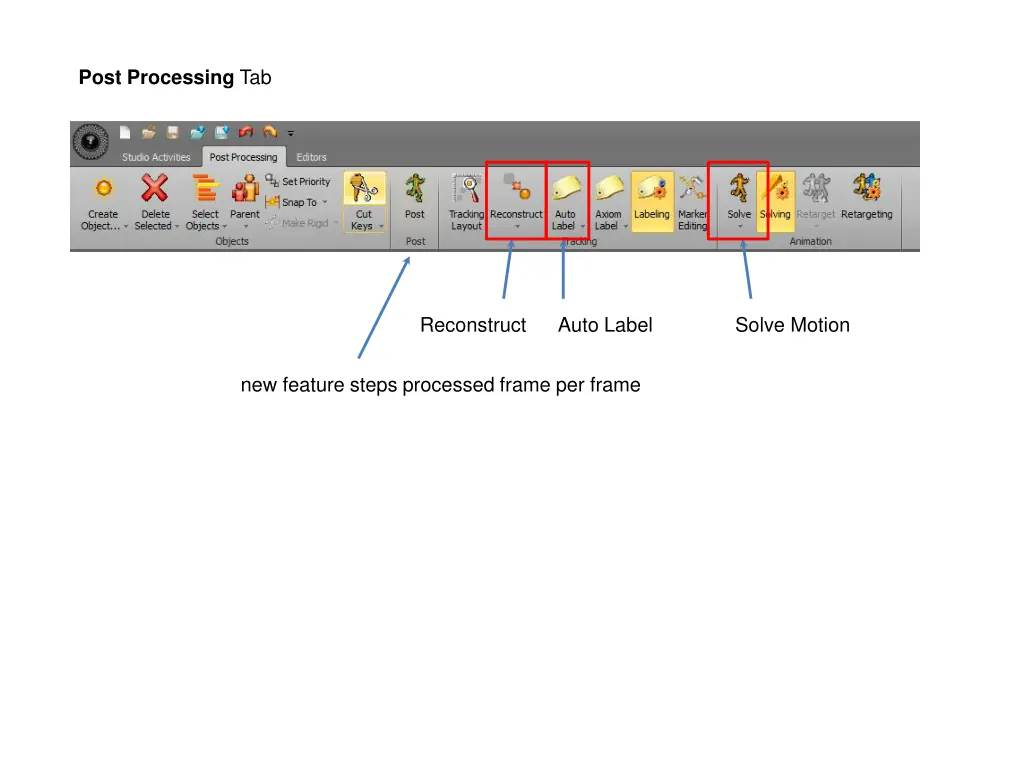 post processing tab