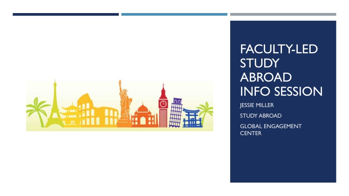 faculty led study abroad info session