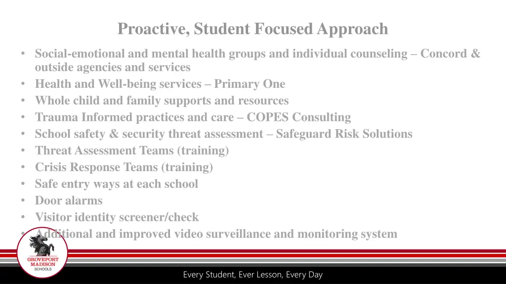 proactive student focused approach 1